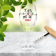 Get Lit Wine Glass