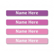Magenta Mini Name Labels