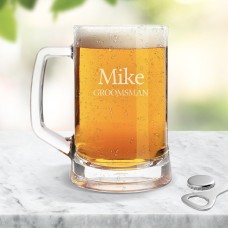 Mike Glass Beer Mug