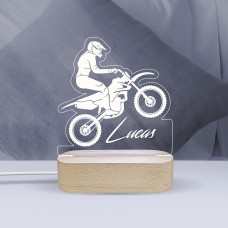 Motorbike Personalised Night Light