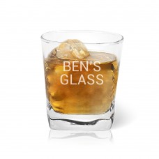 Person's Engraved Tumbler Glass