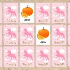 Pink Unicorn Memory Cards