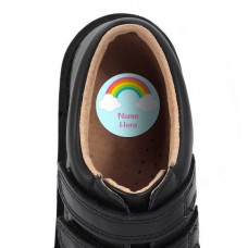 Rainbow Shoe Dot Label