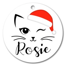 Rosie Round Porcelain Ornament