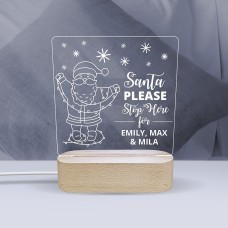 Santa Personalised Night Light