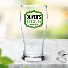 Sign Design Standard Beer Glass
