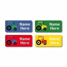 Tractor Rectangle Name Label
