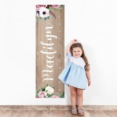 Woodland Wall Decal Height Chart