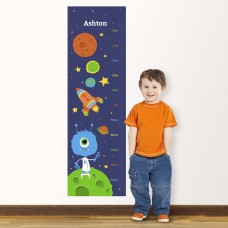 Space Wall Decal Height Chart
