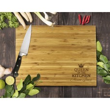 Queen Of The Kitchen Bamboo Cutting Board