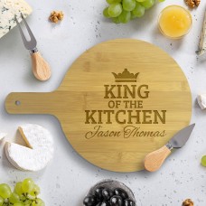 King of the Kitchen Round Bamboo Paddle Board