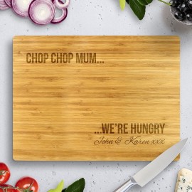 Chop Chop Mum Bamboo Cutting Board