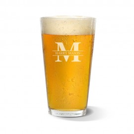 [US-Only] Banner Engraved Standard Beer Glass