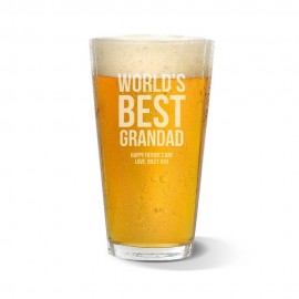 [US-Only] Best Grandad Engraved Standard Beer Glass