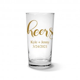 Couple Cheers Engraved Pint Glass