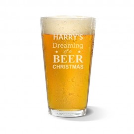 [US-Only] Dreaming Engraved Standard Beer Glass