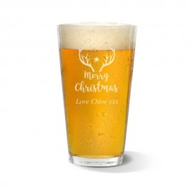 [US-Only] Star Engraved Standard Beer Glass