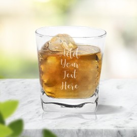 Add Your Own Message Engraved Tumbler Glass