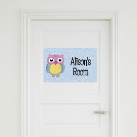 Owl Door Sign
