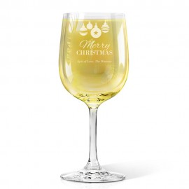 [US-Only] Bauble Engraved Wine Glass