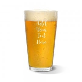 [US-Only] Add Your Own Message Engraved Standard Beer Glass