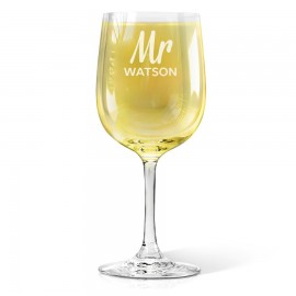 [US-Only] Mr Design Engraved Wine Glass