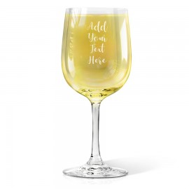 [US-Only] Add Your Own Message Engraved Wine Glass