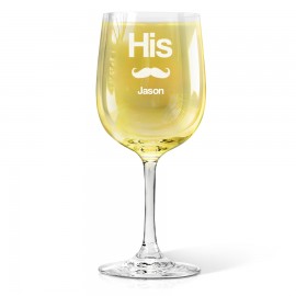 [US-Only] His Engraved Wine Glass