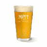 [US-Only] Poppy Engraved Standard Beer Glass