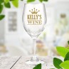 Crown Wine Glass