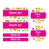 Bubbles Mixed Name Label Pack - FR|CA-FR