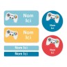 Gaming Mixed Name Label Pack - FR|CA-FR