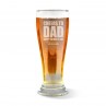 Cheers To Dad Engraved Premium Beer Glass