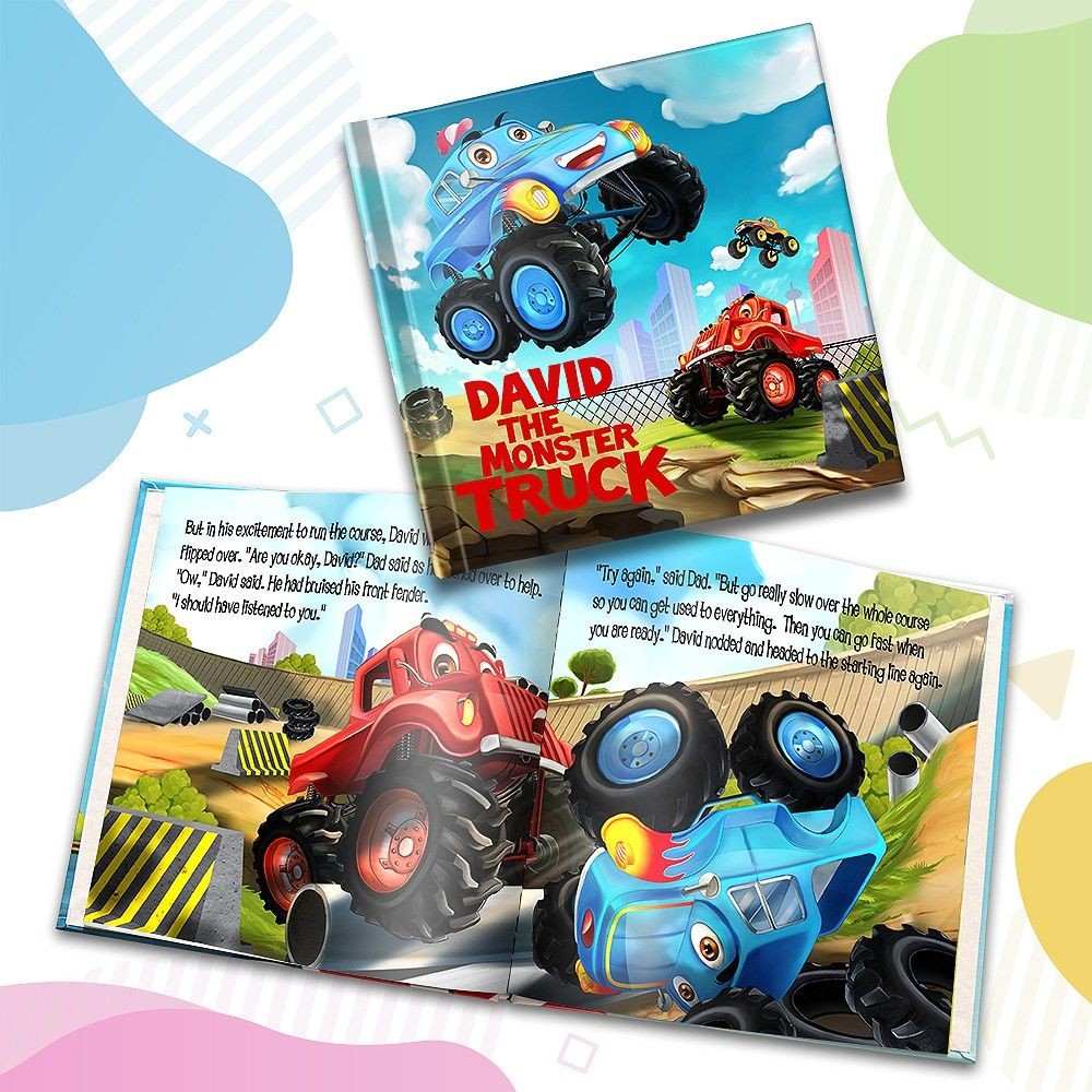 "The Monster Truck" Personalised Story Book