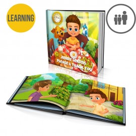 "Learns Please and Thank You" Personalised Story Book
