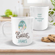 Happy Easter White Plastic Mug