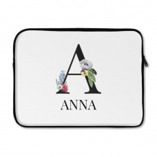 Letter with Flowers Laptop Sleeve