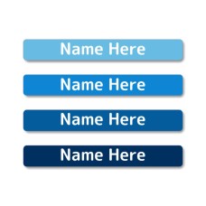 Blues Mini Name Label