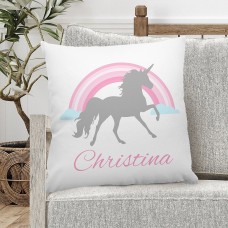 Grey Unicorn Premium Cushion Cover