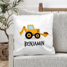 Yellow Digger Classic Cushion Cover