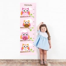 Owl Wall Decal Height Chart