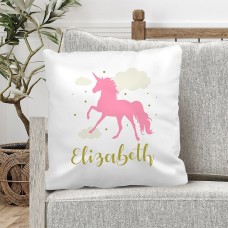 Pink Unicorn Cushion Cover