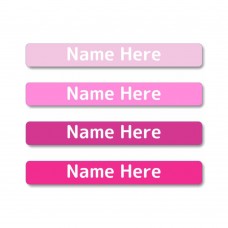 Pinks Mini Name Labels