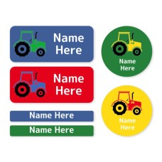 Tractor Mixed Name Label Pack