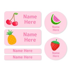 Tropical Fruit Mixed Name Label Pack