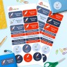 Rocket Mixed Name Label Pack - IT
