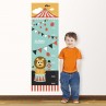 Circus Wall Decal Height Chart