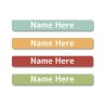 Earthy Mini Name Label
