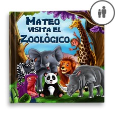 "Visita al Zoológico" Libro de cuentos personalizado - MX|US-ES
