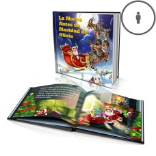 "La Noche Antes de Navidad" Libro de cuentos personalizado - MX|US-ES